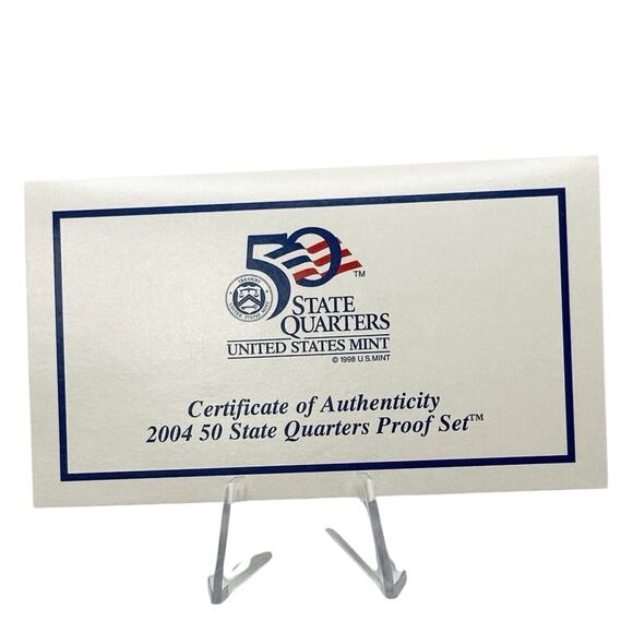 2004 US Mint State Quarters Proof Set Holiday Heritage Collection - Picture 7 of 8